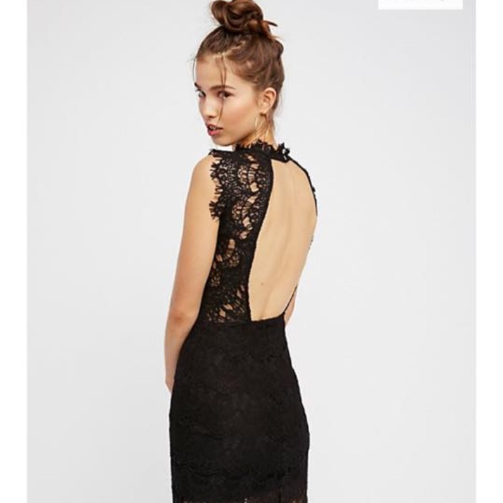 Free people black mini dress - Picture 2 of 2